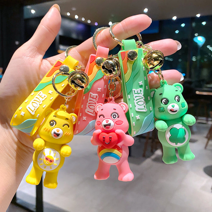 Wholesale Drip Glue Cartoon Doll Keychain JDC-KC-Gongz052