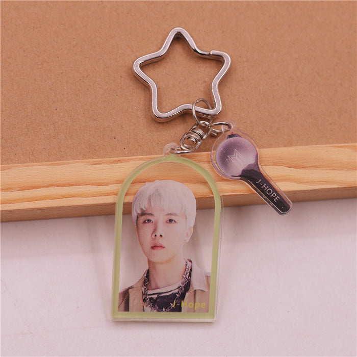 Wholesale Creative KPOP Acrylic Keychain JDC-KC-SuBo004