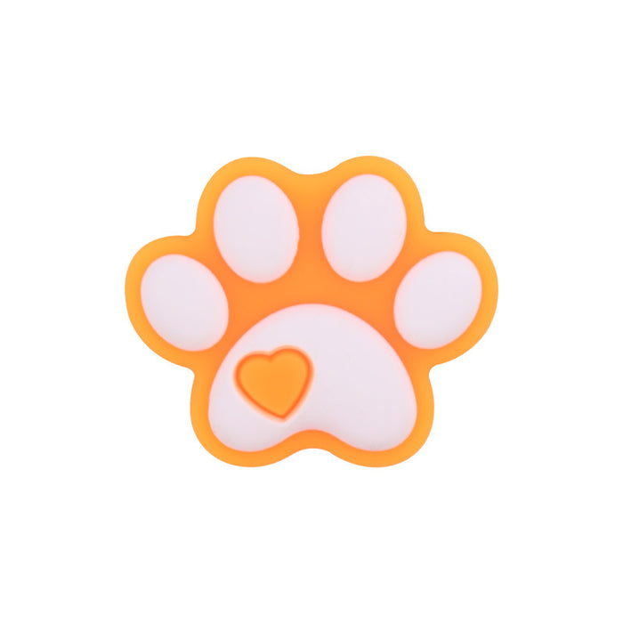 Wholesale Cartoon Dog Paw Silicone Beads Focal Beads JDC-BDS-GuangTian006