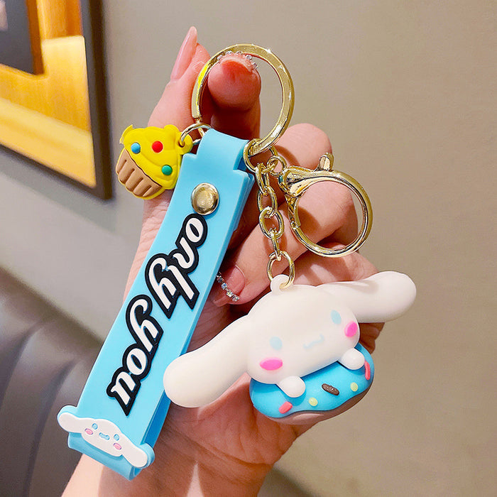 Wholesale Cartoon Silicone Keychain JDC-KC-MZL013