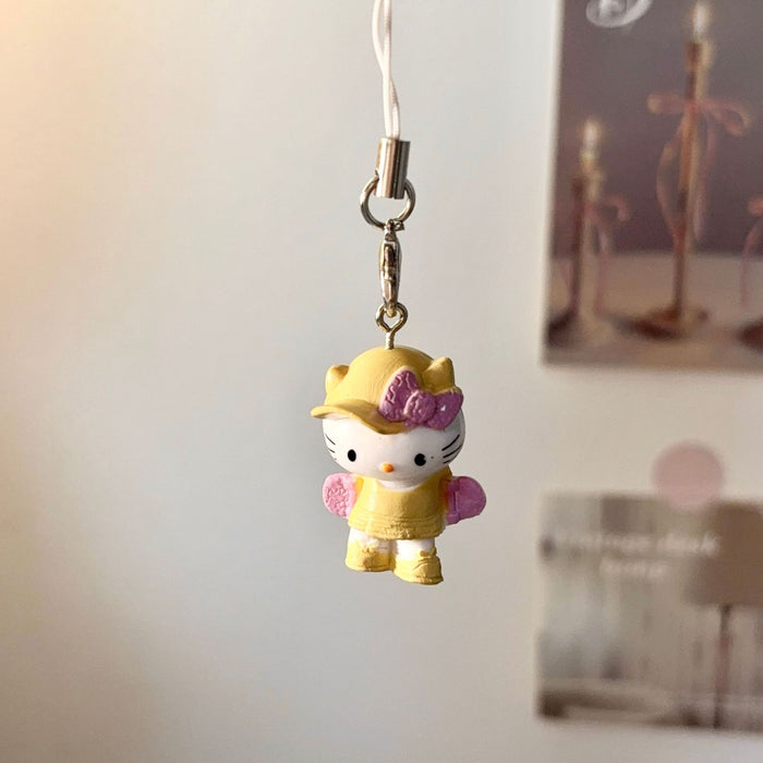 Wholesale Chef' s Hat Cat Keychain Charm