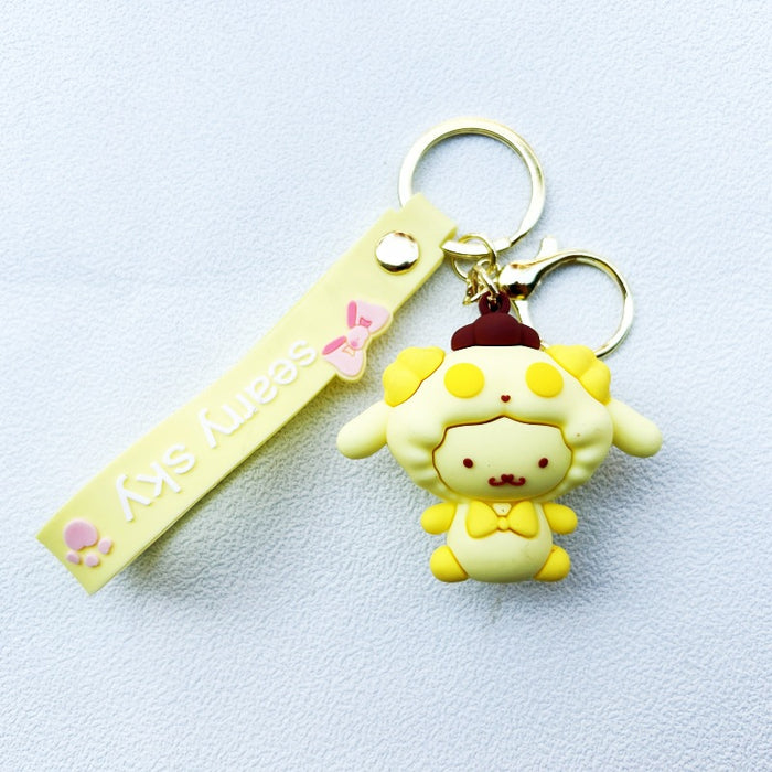 Wholesale PVC Cartoon Doll Keychain JDC-KC-ChuC053