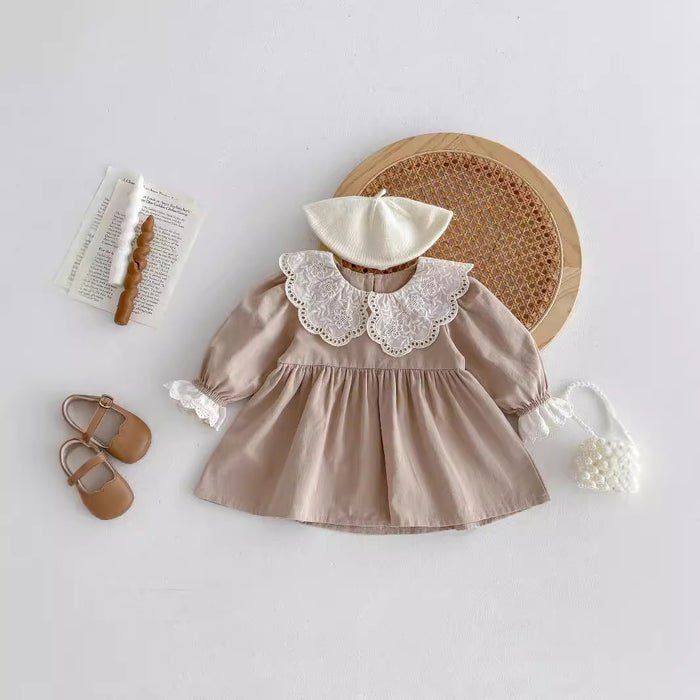 Wholesale Simple Lace Children Princess Dress JDC-CTS-WeiNiS020