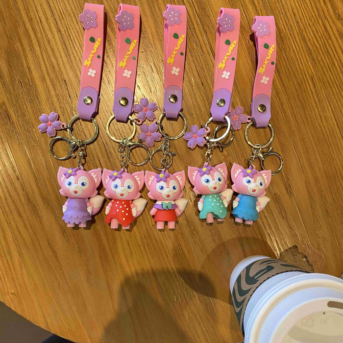 Wholesale Cute 3D Doll Silicone Keychain JDC-KC-MingT130