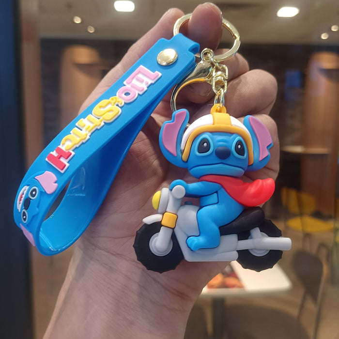 Wholesale Cartoon keychain figurine costume pendant student backpack keychain claw machine small gift