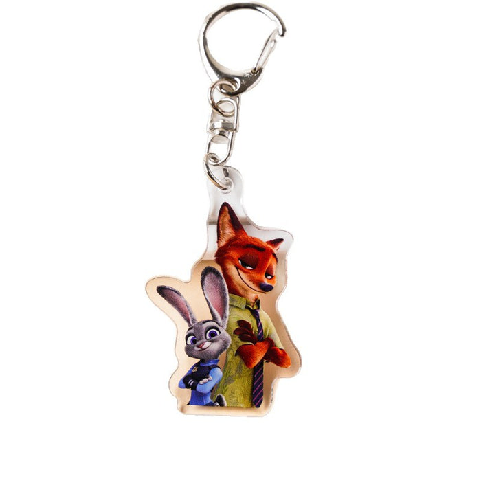 Wholesale Cute Cartoon Acrylic Couple Keychains