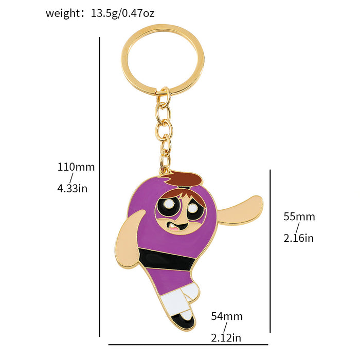 Wholesale Metal Keychain Cartoon Cute (M) JDC-KC-ShaoH010