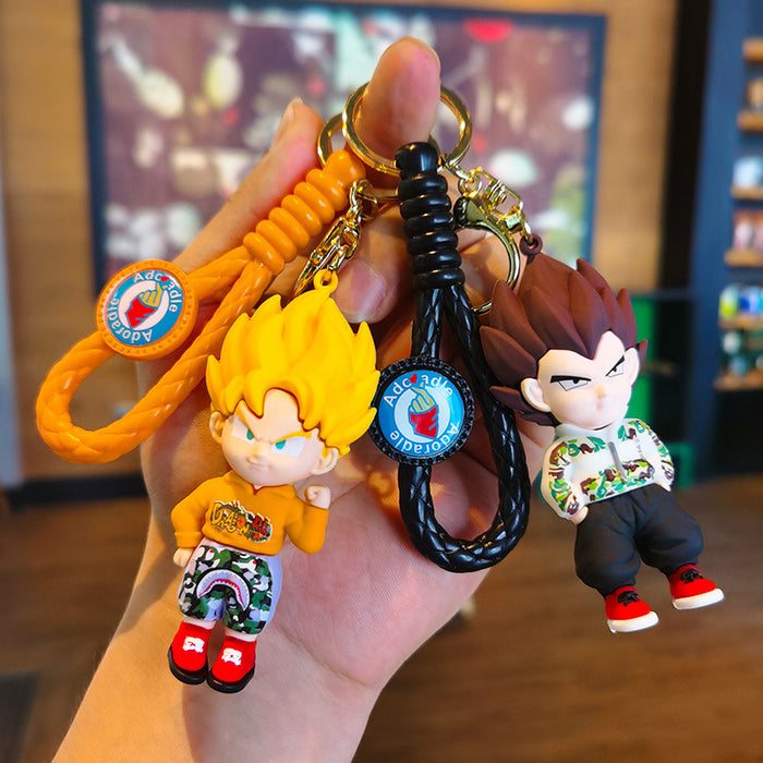 Wholesale Cartoon Doll Silicone Keychain JDC-KC-Tingm268