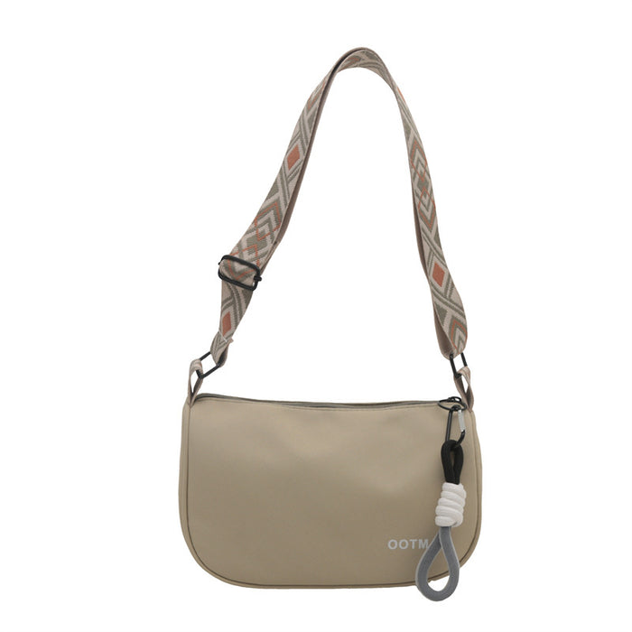Wholesale Trendy Nylon Pillow Bag Khaki Street Style Shoulder Crossbody Bag Fashion Accessory