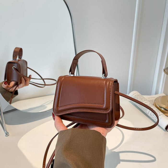 Wholesale Stylish Handbag with Sewing Thread Detail for Daily Matching Purse