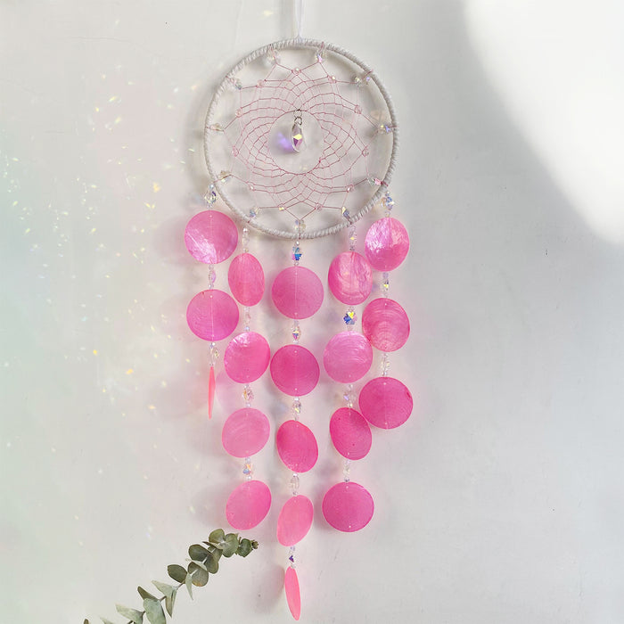 Wholesale Shell Wind Chime Nordic Style Handwoven Blue Hanging Decoration MOQ≥2