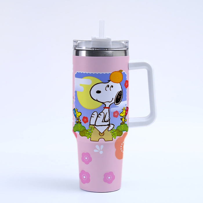 Wholesale Cartoon  Printed 40oz Stainless Steel Thermos ice bullies cup