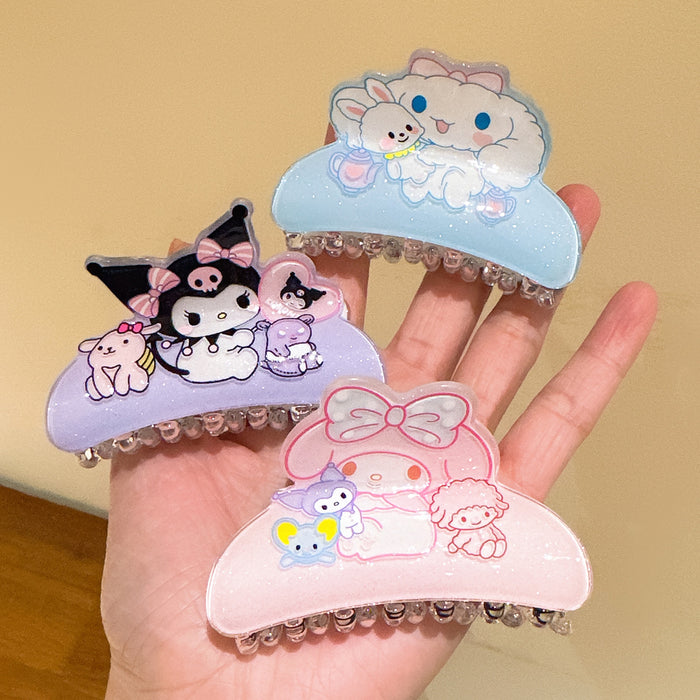 Wholesale Cute Cartoon Acrylic Hair Clips JDC-HC-HuiDi003