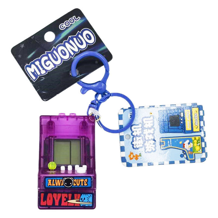 Wholesale Original Street Game Machine Keychain Creative Student Children's Toy Cartoon Backpack Pendant Small Gift
