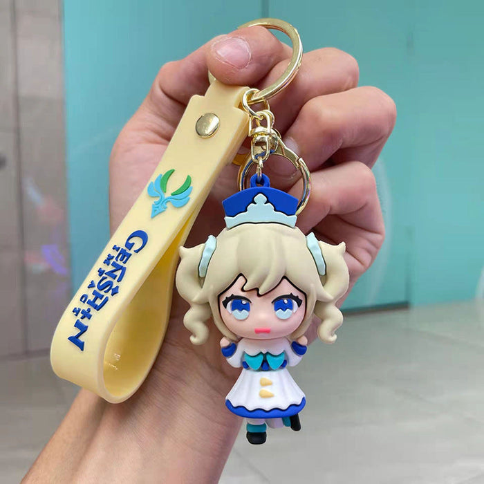 Wholesale Cute Cartoon Three-dimensional Silicone Keychain JDC-KC-Chongli013