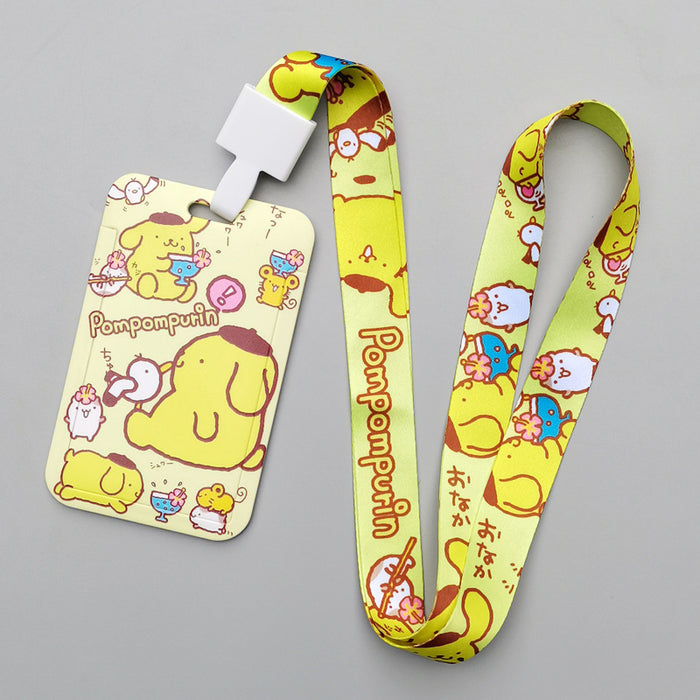 Wholesale Cartoon Style Plastic Card Holder With Neck Strap For Everyday Campus Use Stylish Gift