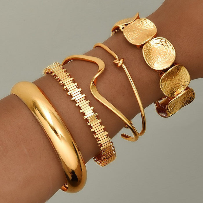 Wholesale Leaf smooth bangle