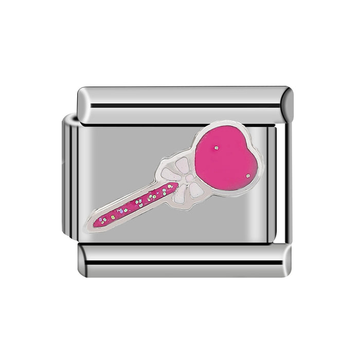 Wholesale Princess embroidered steel  super cute module youth bracelet