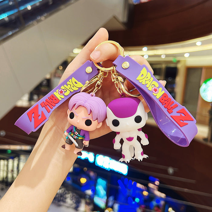 Wholesale Cute Cartoon Dolls Silicone Keychain JDC-KC-JuJi013