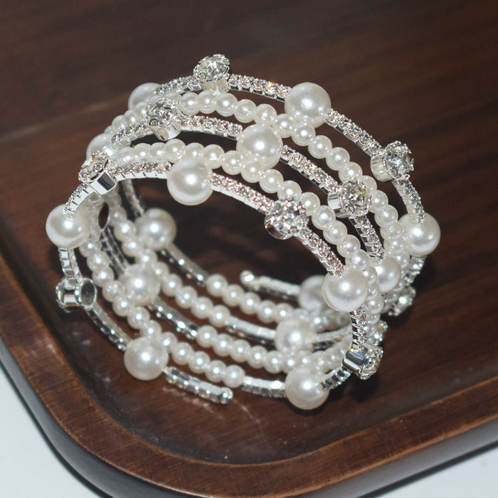 Wholesale Diamond Pearl Bracelet