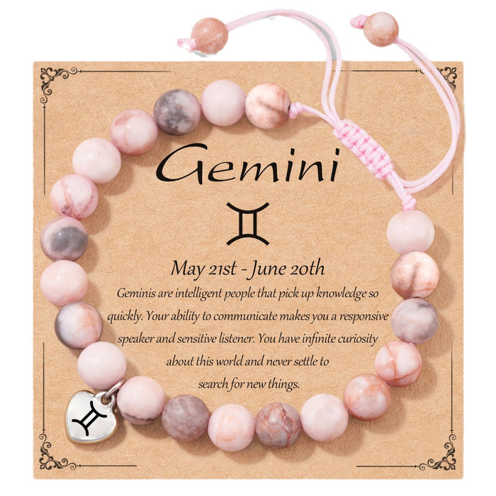 Wholesale Hand woven adjustable heart-shaped engraved pendant bracelet