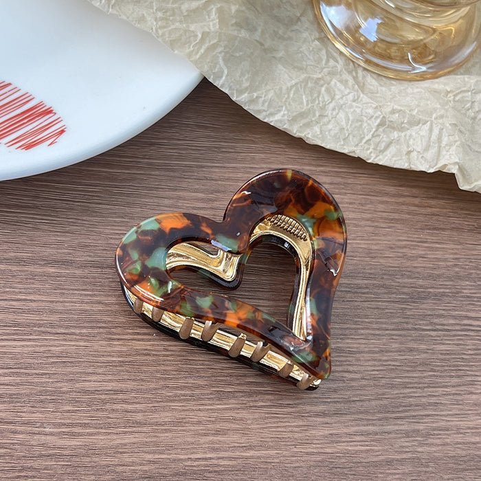 Wholesale Love Acetic Acid Clip Retro Temperament Hair Clips