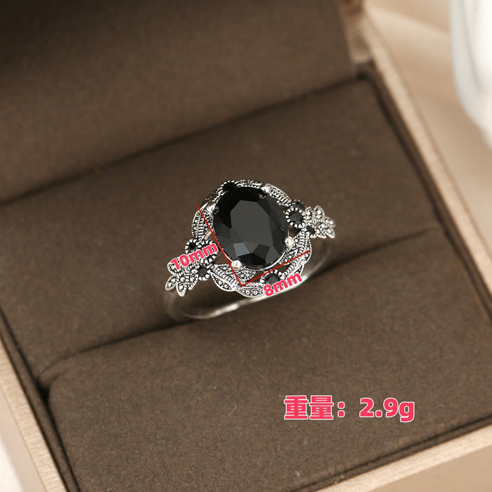 Wholesale Diamond ring oval light luxury temperament exquisite versatile ring bracelet