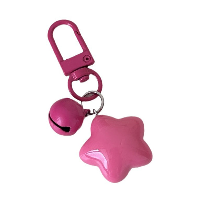 Wholesale Keychain fun and cute candy five-pointed star pendant