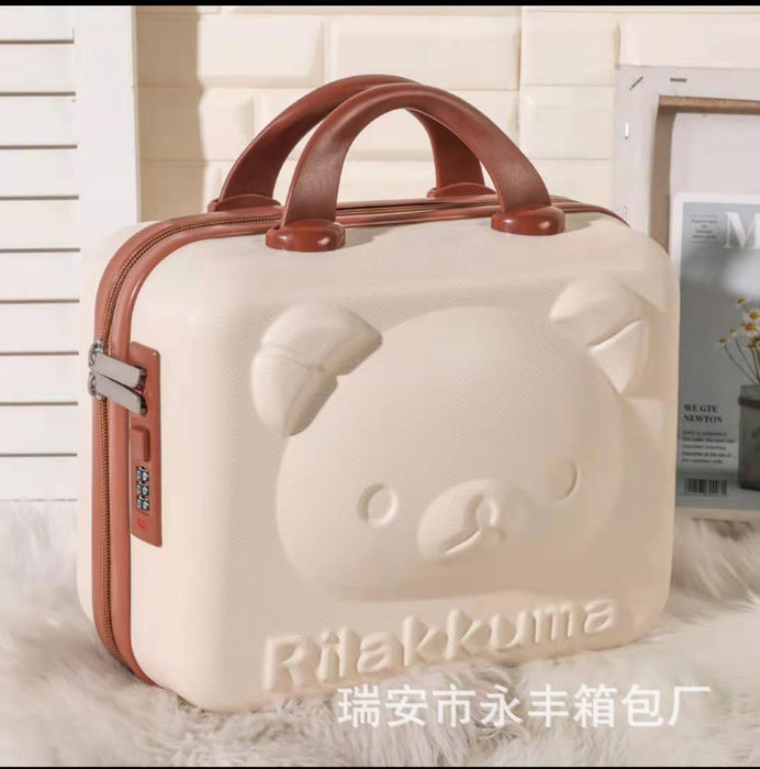 Wholesale Bear and Cat Cosmetic 14 Inch Suitcase