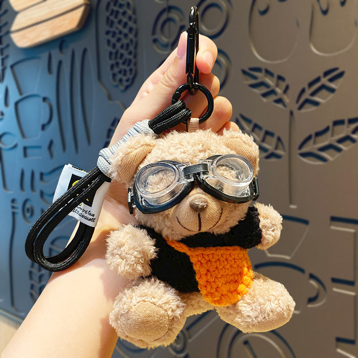 Wholesale Plush keychain school bag pendant