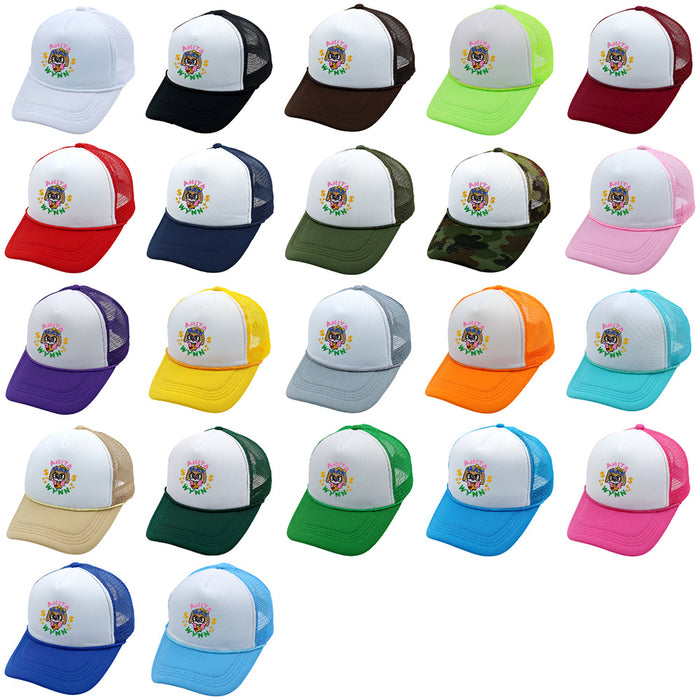 Wholesale Cotton Embroidered Trucker Hat Summer Mesh Cap Baseball Cap JDC-FH-HaiPu003