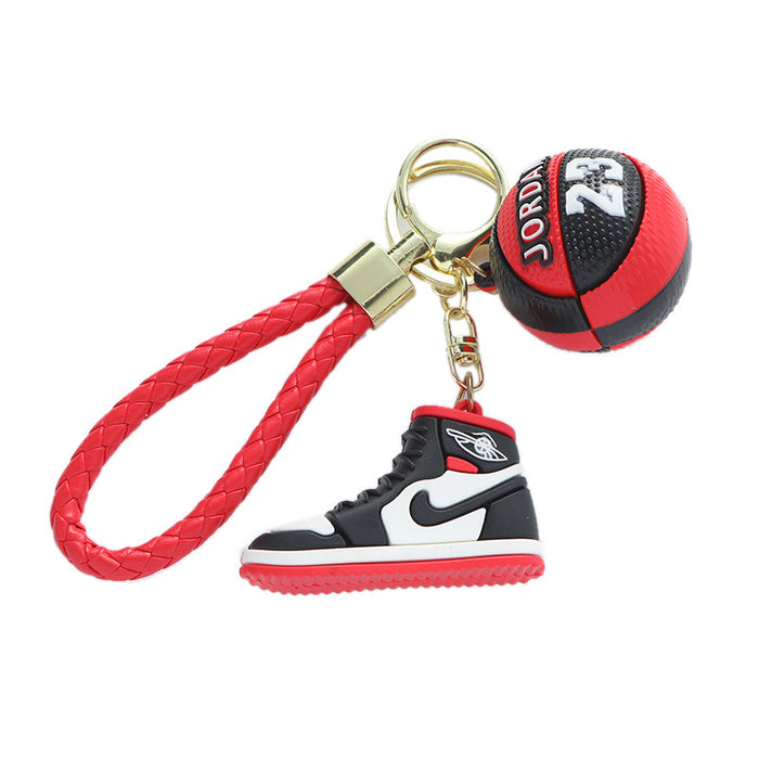 Wholesale  key chain pendant basketball shoes car key chain bag ornaments