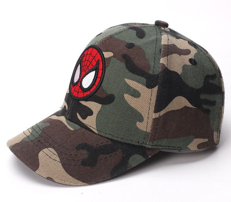 Wholesale Camouflage Boys Baseball Cap Wide Brim Adjustable Summer Sun Hat