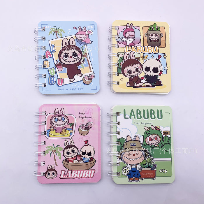 Wholesale A7 Coil Notebook Set Trendy Portable Journal for Students Cute Cartoon Design MOQ≥4