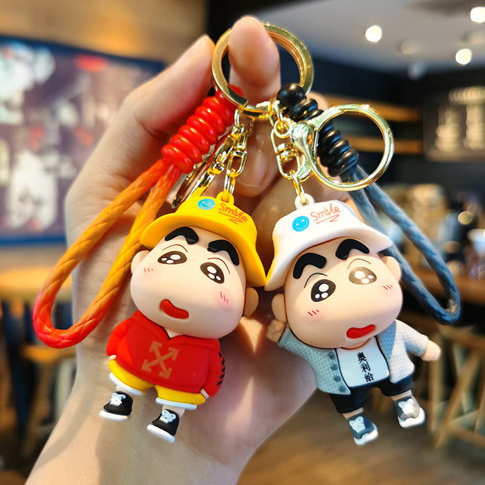 Wholesale Cartoon Doll Rubber Keychain JDC-KC-Tingm024