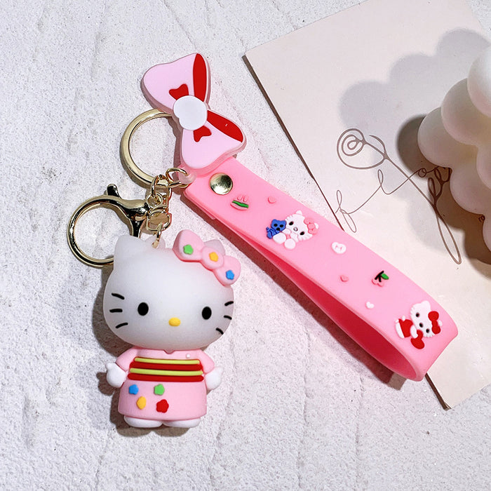 Wholesale PVC Cartoon Doll Keychain JDC-KC-Qiwei023