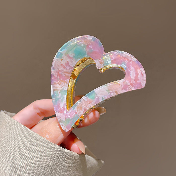 Wholesale Love Acetate Hairpin JDC-HC-HanJ003