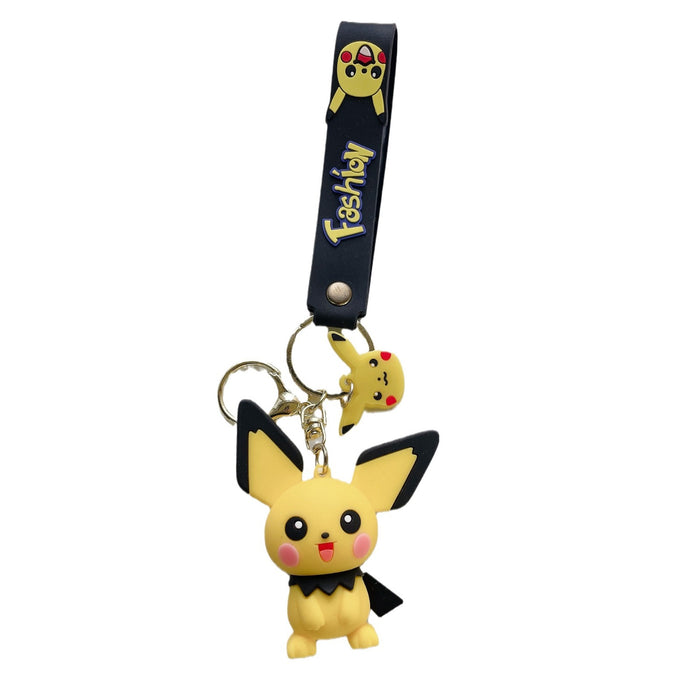 Wholesale Cute Cartoon Three-dimensional Silicone Keychain JDC-KC-JuShu037