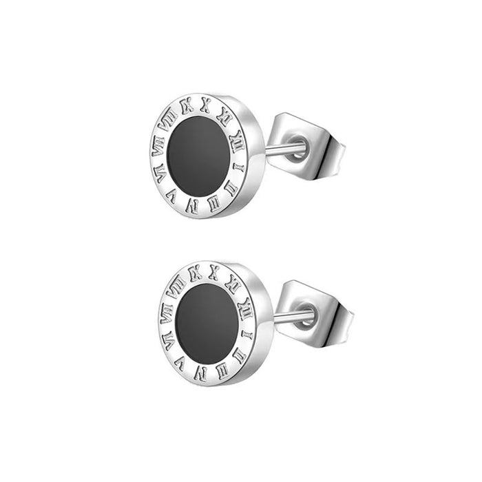Wholesale Earstuds made of titanium steel that do not fade, simple and versatile accessories with a retro and high-end feel