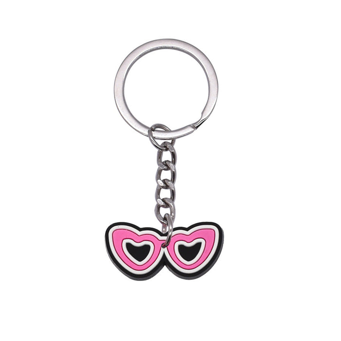 Wholesale Cute Soft Pvc Keychains Pendant JDC-KC-XinChuang002