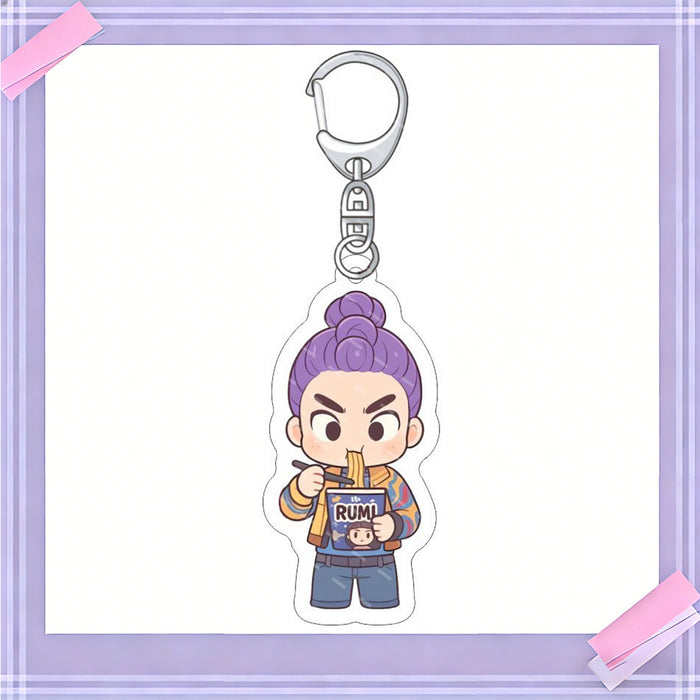 Wholesale 10pcs/set K-POP anime merchandise acrylic keychains and pendants