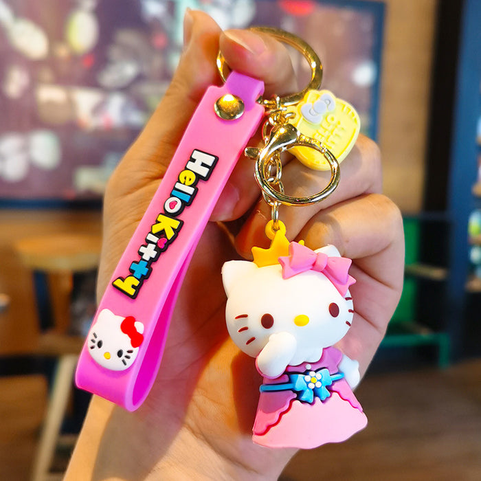 Wholesale Cartoon 3D Doll Rubber Keychain JDC-KC-Tingm045