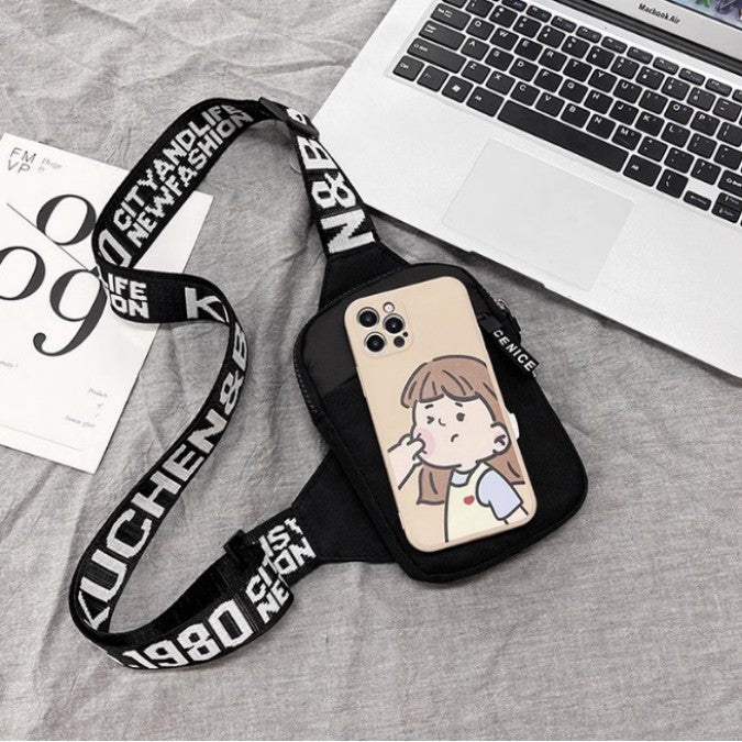Wholesale Cartoon Crossbody Phone Bag PVC Lightweight Sling Bag Gift For Kids