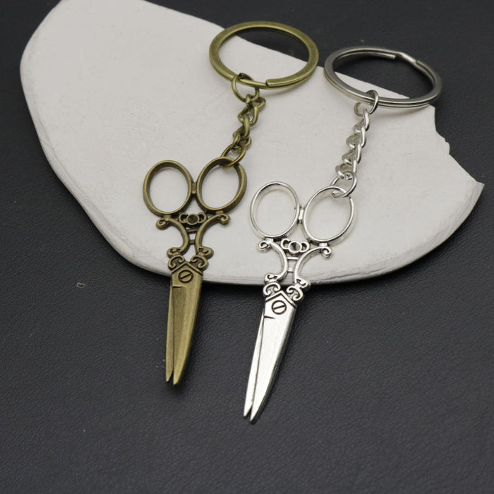 Wholesale Ferroalloy Scissors Keychain JDC-KC-HEMS002