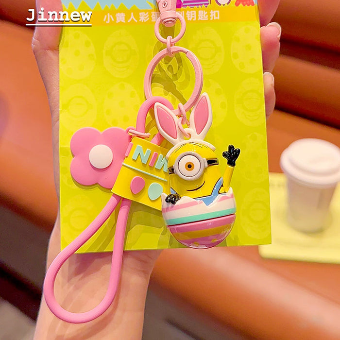 Wholesale Cute Cartoon Three-dimensional Resin Keychain JDC-KC-NiuG002