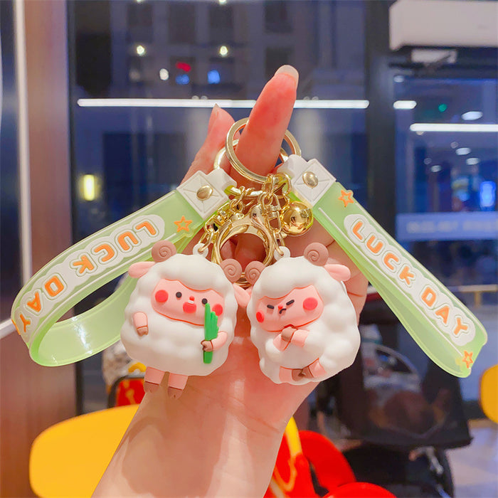 Wholesale Cute Little Sheep Pendant Keychain