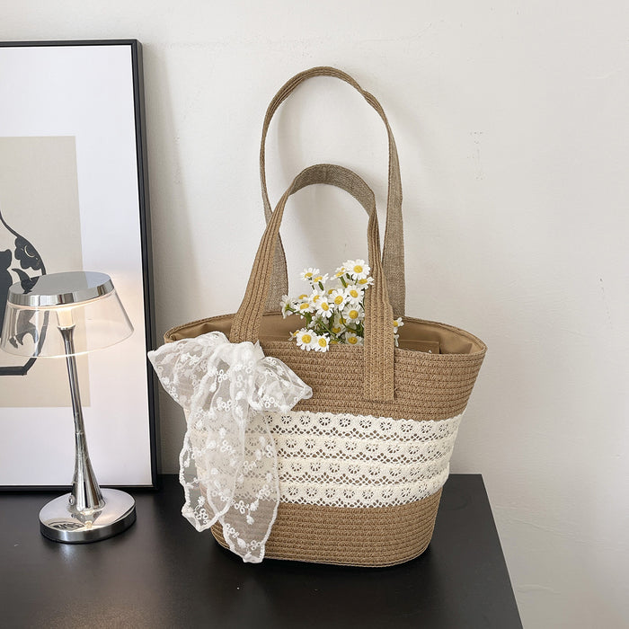 Wholesale Polyester Woven Tote Bag Urban Minimalist Handbag