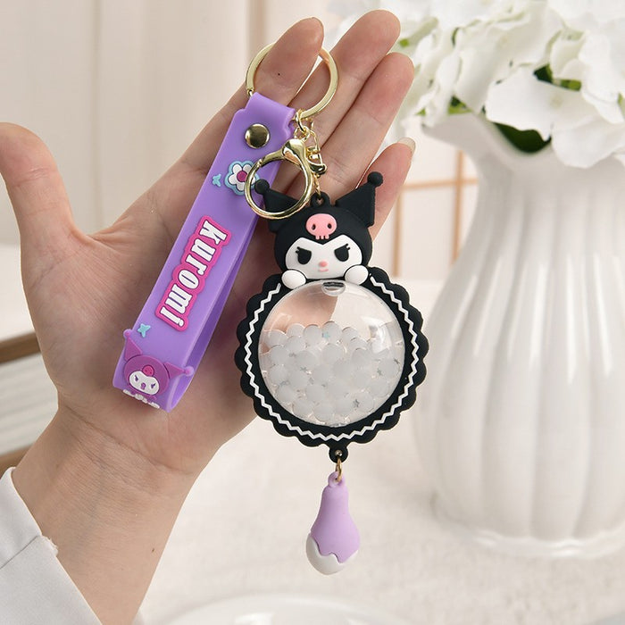 Wholesale Cartoon Quicksand Swim Ring Keychain