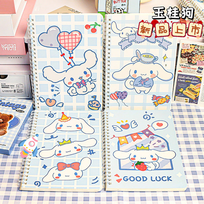 Wholesale 4 Sets of A5 Coil Cartoon Paper Notebook JDC-NK-YYC002