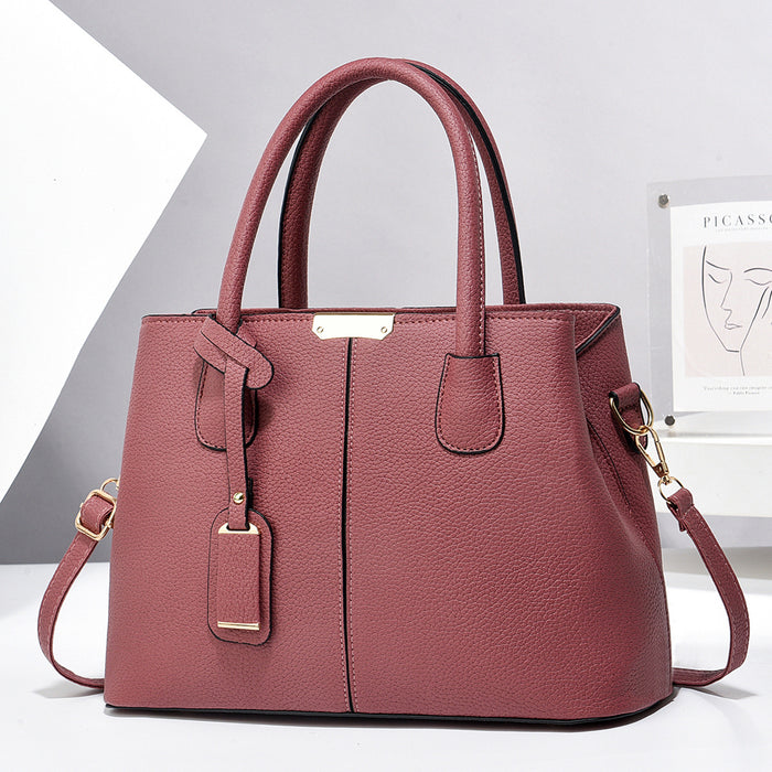 Wholesale Large Bag Fashion Handbag Middle-aged Mother Bag Large Capacity Shoulder Bag Crossbody Bag Women's Bag